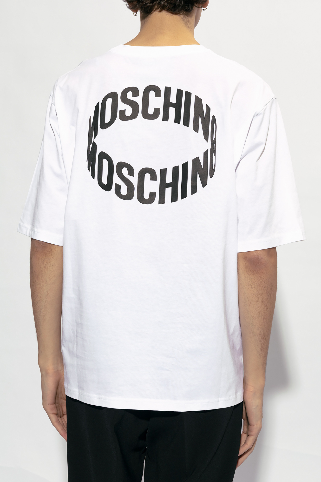 shirt with logo - LANVIN Enfant logo-print short-sleeve T-shirt - Men's  Clothing | Moschino T | SchaferandweinerShops